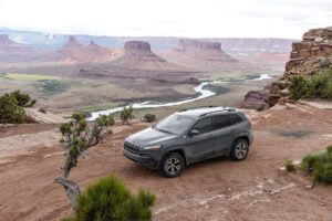 , Jeep Cherokee w Moab