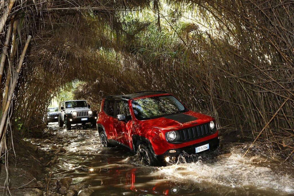 , Jeep na zboczach Etny