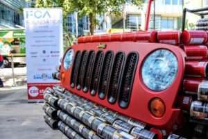 Jeep Wrangler zbudowany z puszek