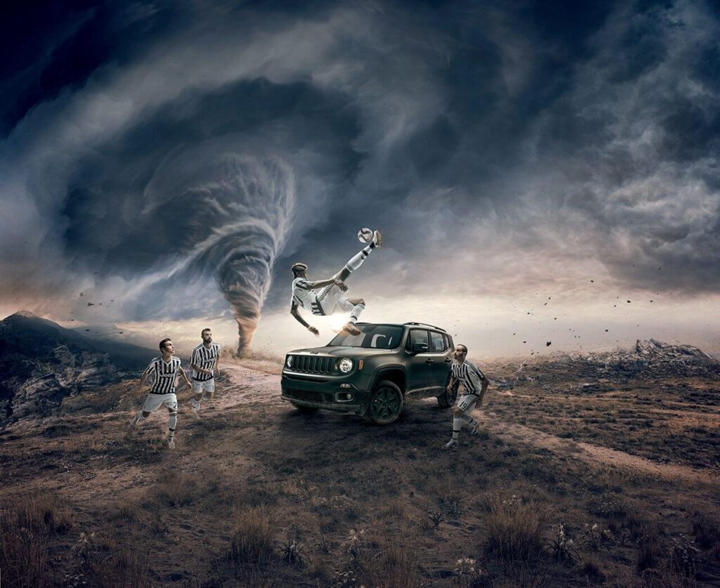 , Jeep i&nbsp;Juventus grają mecz