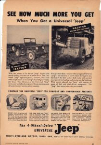 Pierwsze reklamy Jeep