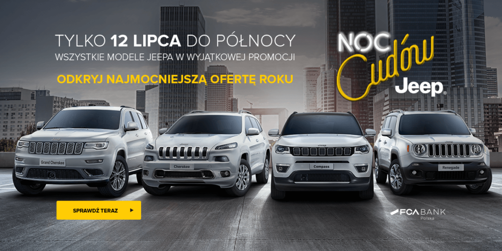 , Noc Cudów w&nbsp;salonach Jeep i&nbsp;Alfa Romeo