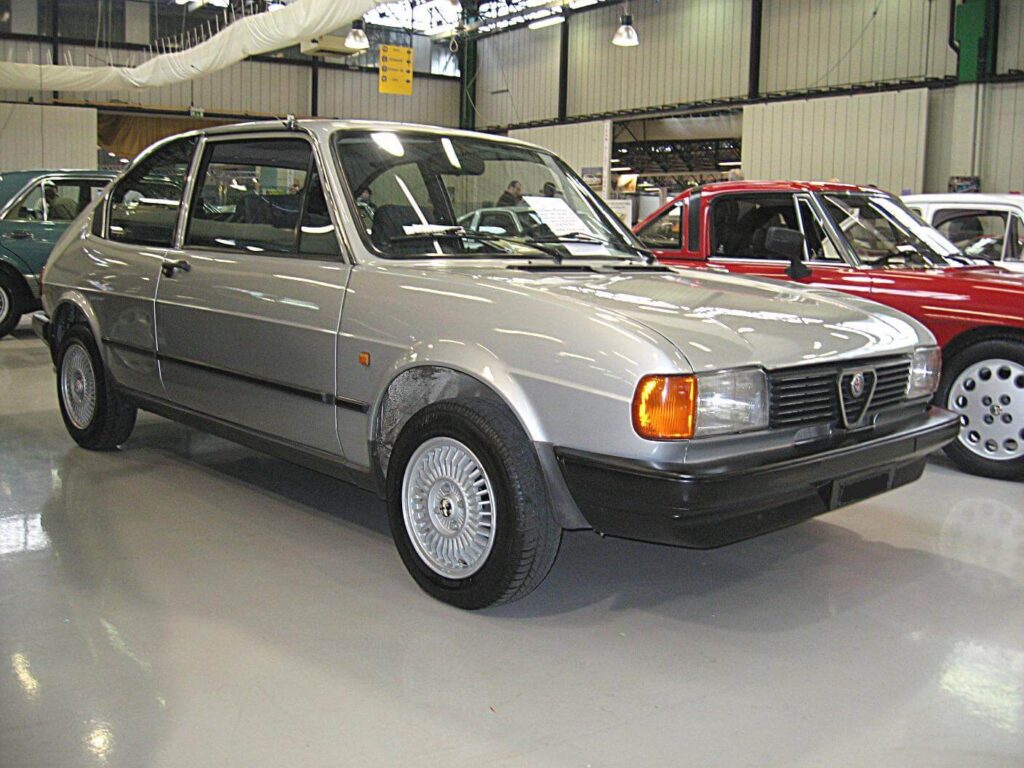 Alfa Romeo Alfasud Mk2 widok z przodu