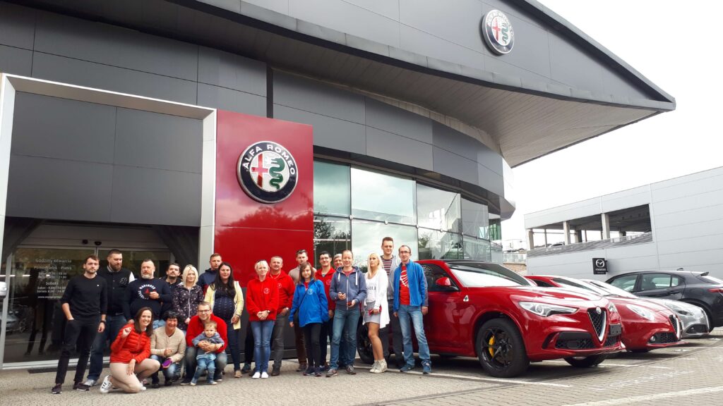 , Alfisti Wielkoposka w salonie Voyager Group