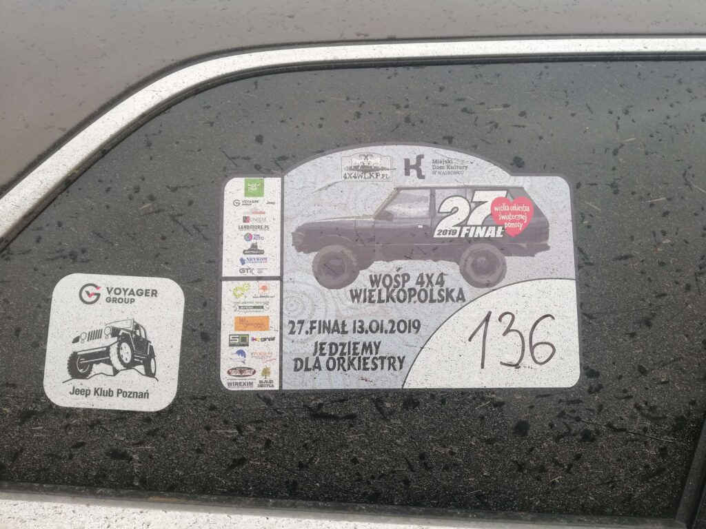 wośp, WOŚP 4X4 czyli Jedziemy dla Orkiestry edycja 2019