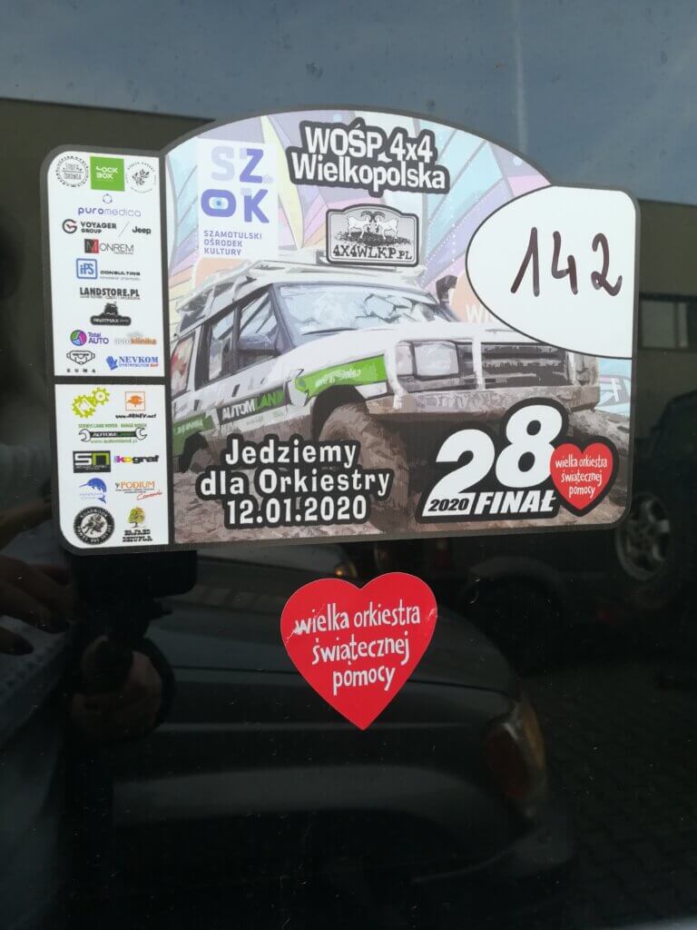 Jedziemy dla Orkiestry - Rajd WOŚP 4x4 Wielkopolska 2020, Jedziemy dla Orkiestry , czyli rajd WOŚP 4×4 Wielkopolska 2020