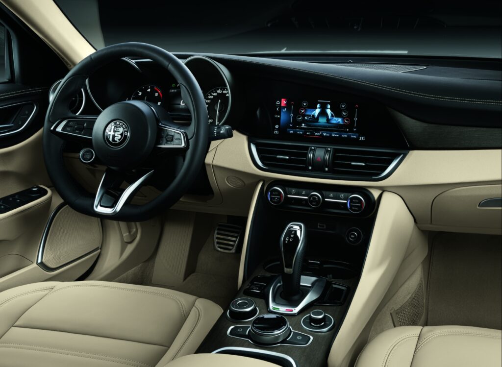 Interfejs w Alfie Romeo Giulia